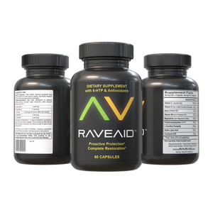 Bottle of RaveAid